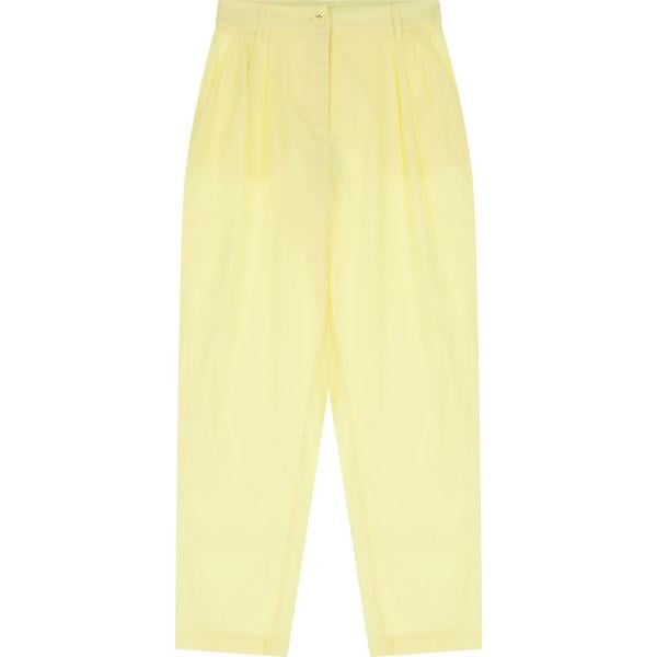 pantaloni Imperial giallo tinta unita