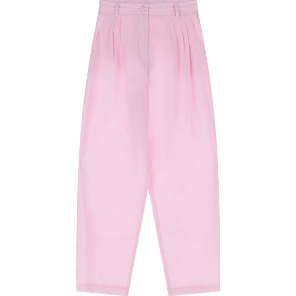 pantaloni Imperial rosa tinta unita