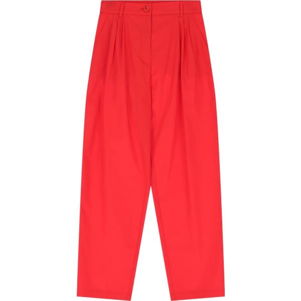 pantaloni Imperial rosso tinta unita