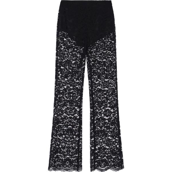 pantaloni Imperial nero a fiori