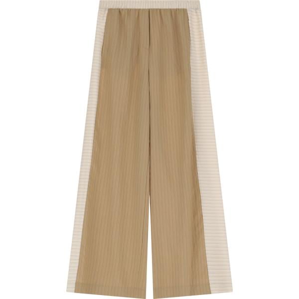 pantaloni Imperial marrone a righe