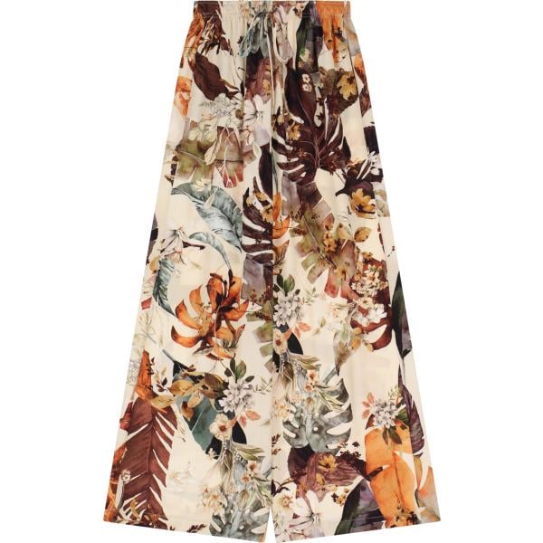 pantaloni a palazzo Imperial multicolore con stampe