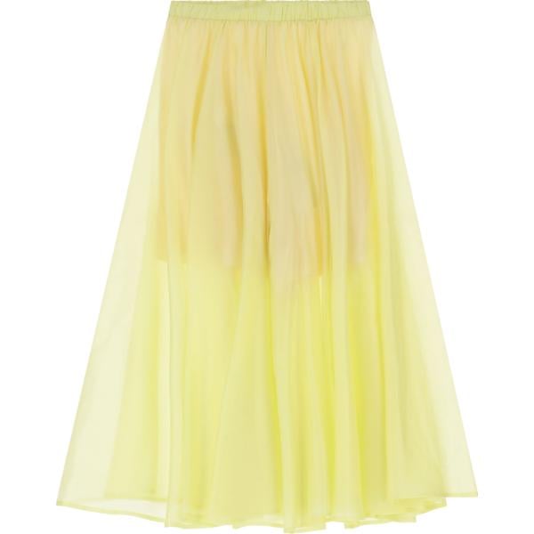 pantaloni Imperial giallo tinta unita