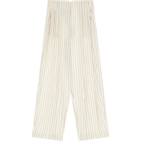 pantaloni Imperial bianco a righe