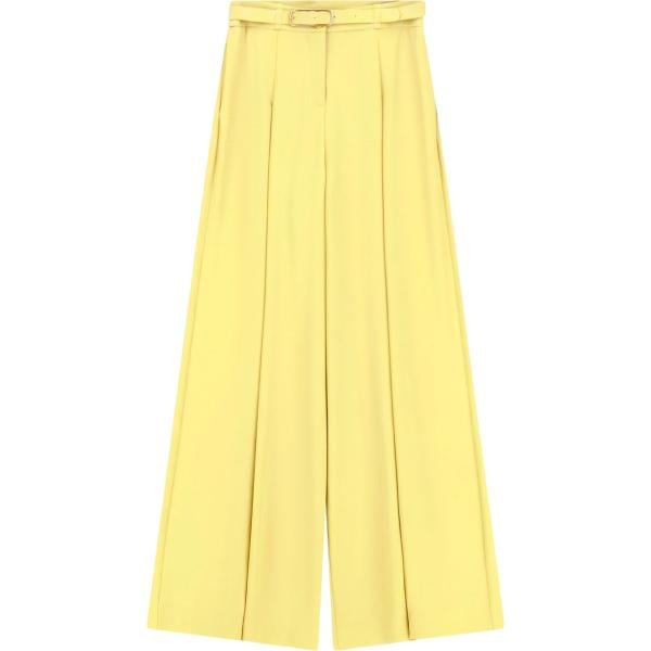 pantaloni a palazzo Imperial giallo