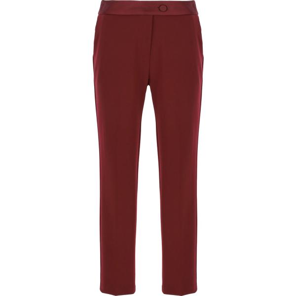 pantaloni Imperial rosso tinta unita