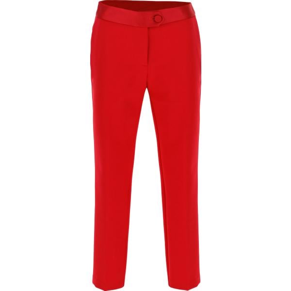 pantaloni Imperial rosso tinta unita