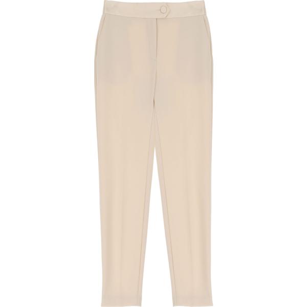 pantaloni Imperial marrone tinta unita