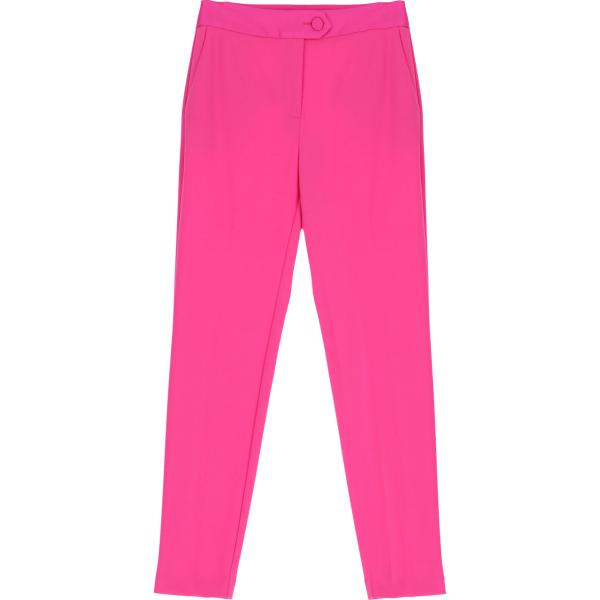 pantaloni Imperial rosa tinta unita