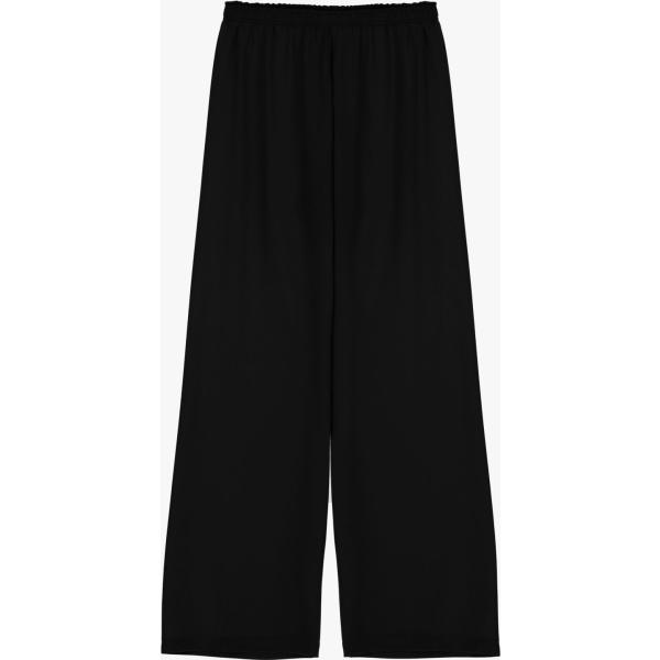 pantaloni a palazzo Imperial nero tinta unita