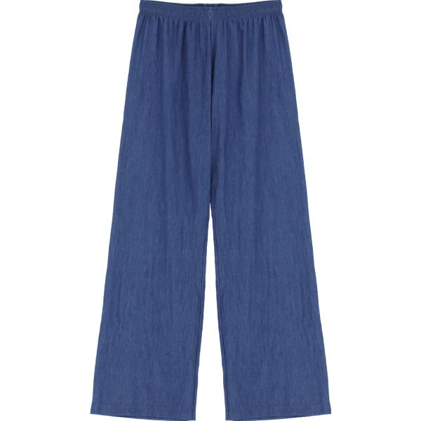 pantaloni a palazzo Imperial blu