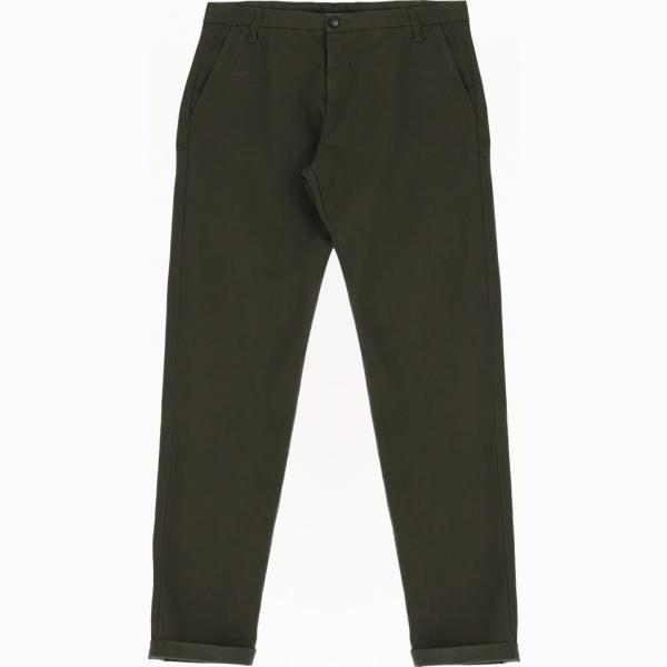 pantaloni Imperial verde tinta unita