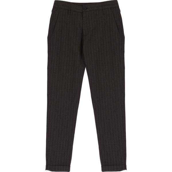 pantaloni Imperial marrone a righe