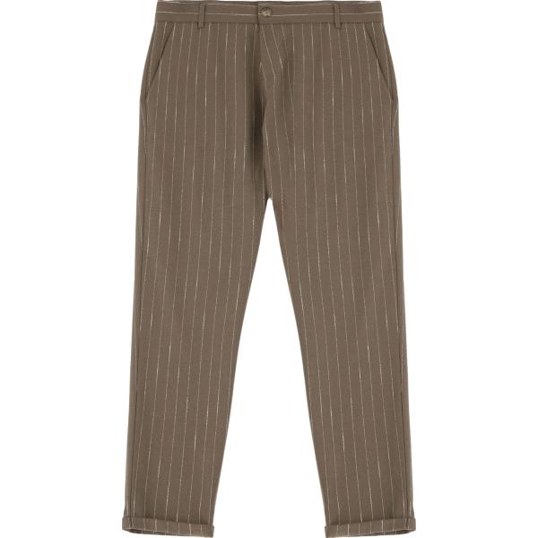 pantaloni Imperial marrone a righe
