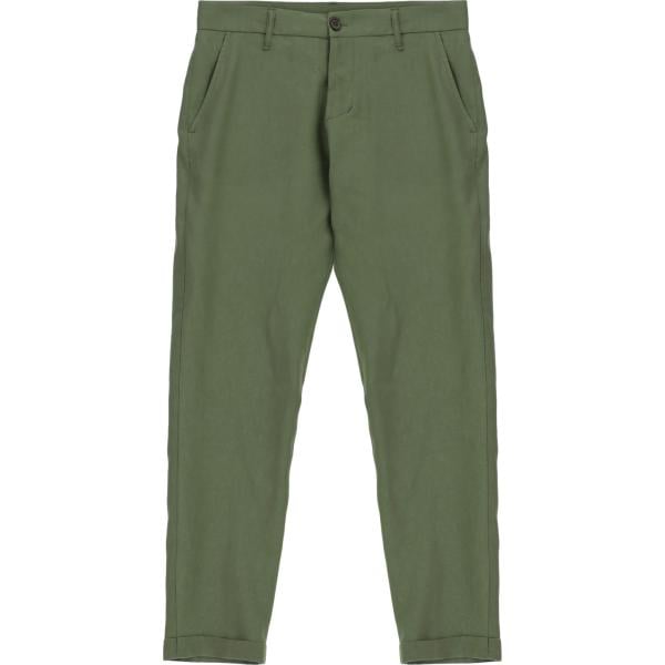 pantaloni Imperial verde tinta unita