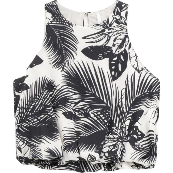 top Imperial multicolore a fiori