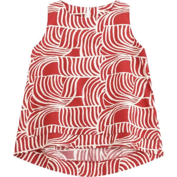 top Imperial multicolore geometrica