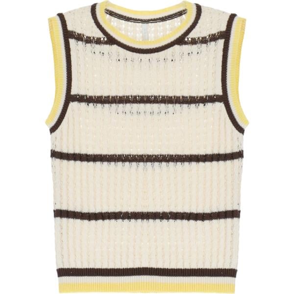 top Imperial bianco a righe