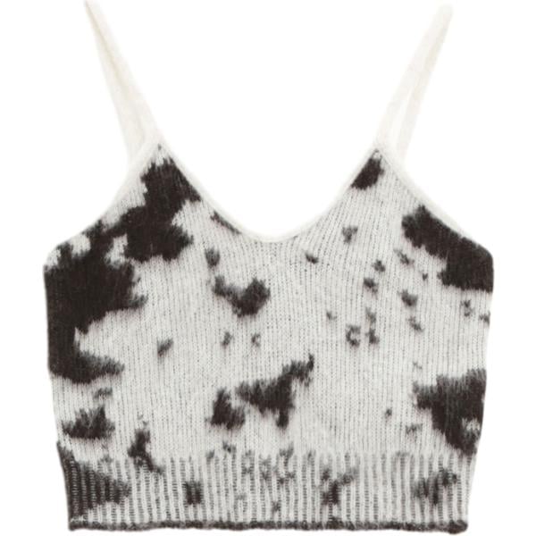 top Imperial grigio con stampe
