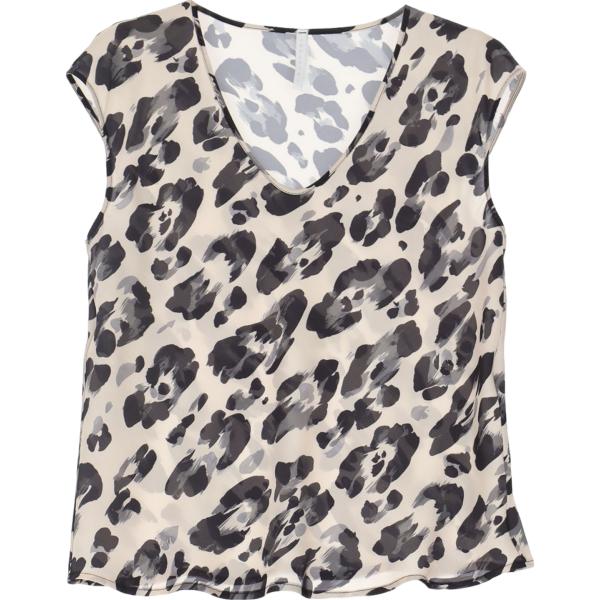 top Imperial multicolore animalier