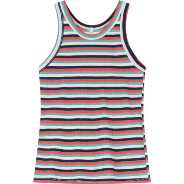top Imperial multicolore a righe