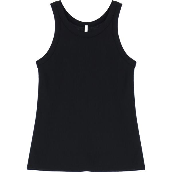 top Imperial nero tinta unita