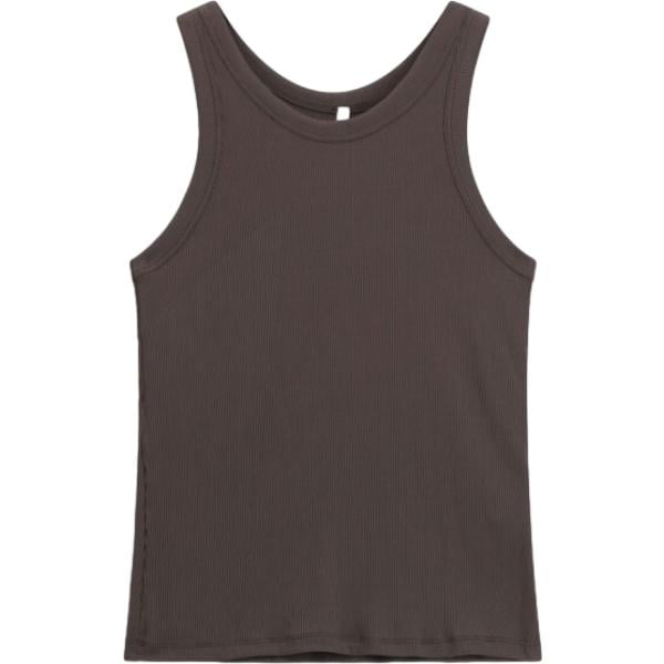Canottiera da donna in marrone scuro girocollo senza maniche Imperial