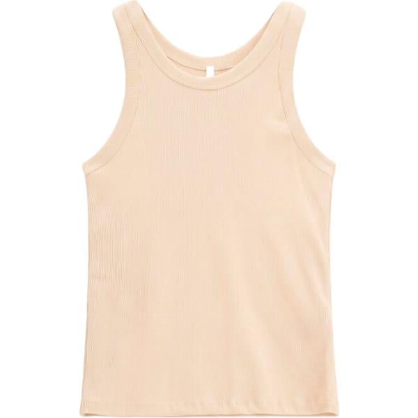 Canottiera da donna in bianco avorio girocollo senza maniche Imperial