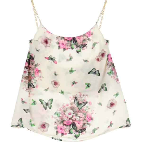 canottiere Imperial bianco a fiori