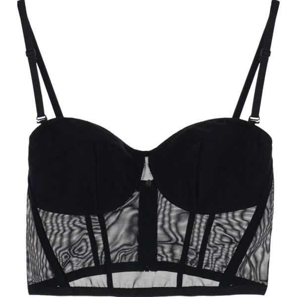 top Imperial nero tinta unita