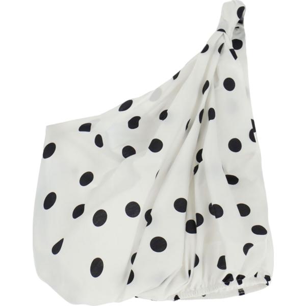 top Imperial bianco a pois