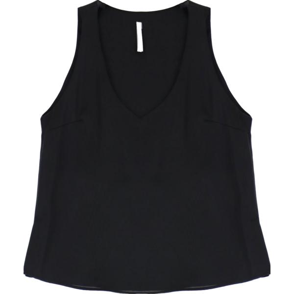 canottiere Imperial nero tinta unita