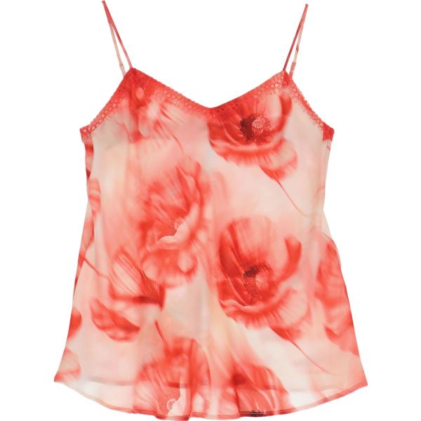 canottiere Imperial arancione a fiori