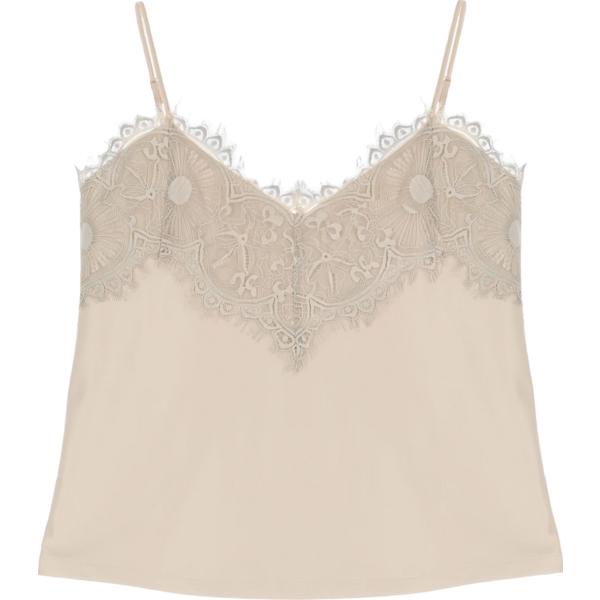 top Imperial bianco a fiori