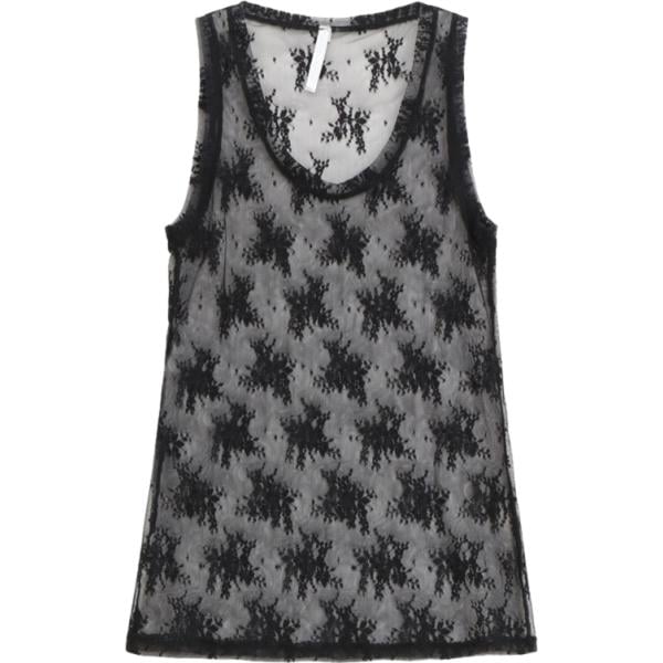 canottiere Imperial nero con stampe