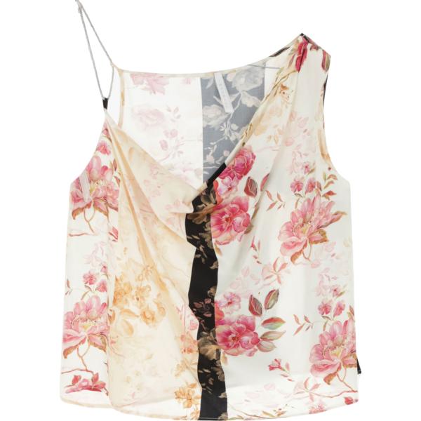 top Imperial bianco a fiori