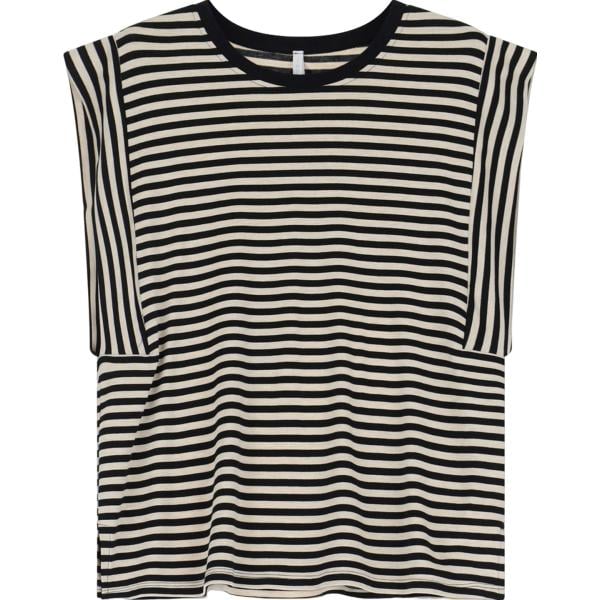 top Imperial multicolore a righe