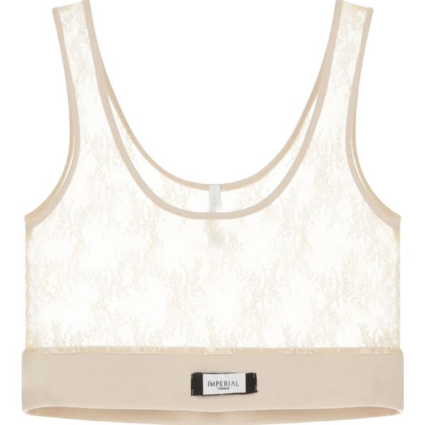 top Imperial bianco a fiori
