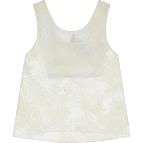 top Imperial bianco con stampe