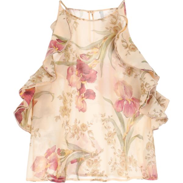 canottiere Imperial marrone con stampe