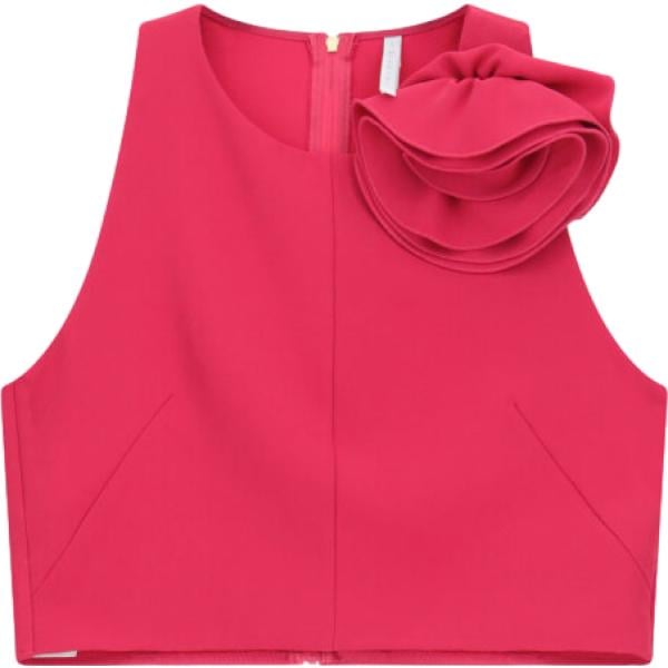 top Imperial rosa a fiori