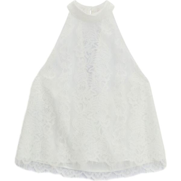 top Imperial bianco con stampe