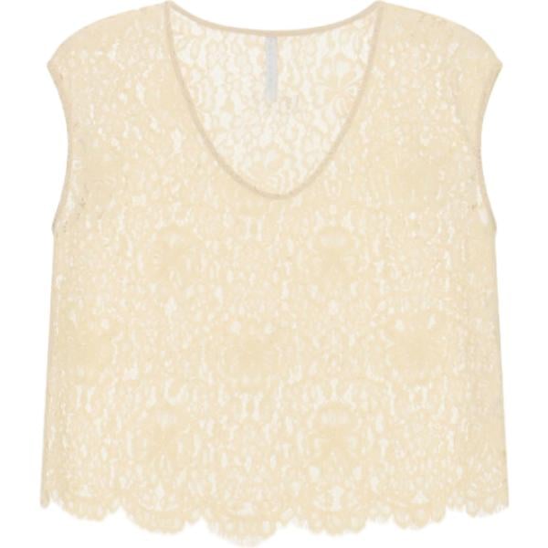 top Imperial marrone a fiori