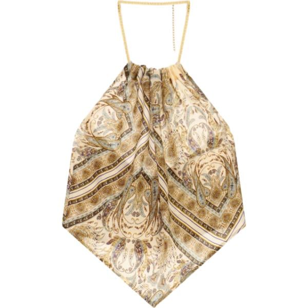 top Imperial marrone paisley