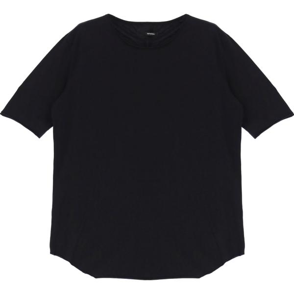 t-shirt Imperial nero tinta unita
