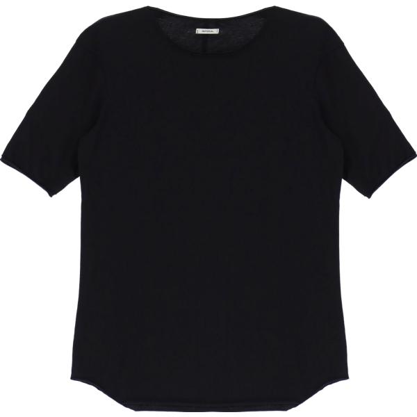 t-shirt Imperial nero tinta unita