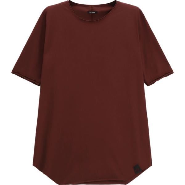 t-shirt Imperial marrone tinta unita