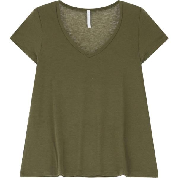 t-shirt Imperial marrone tinta unita