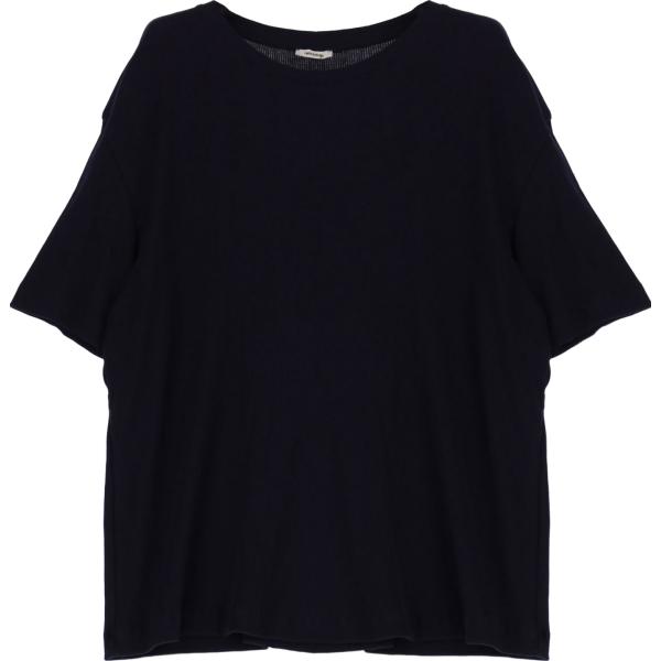 t-shirt Imperial nero tinta unita