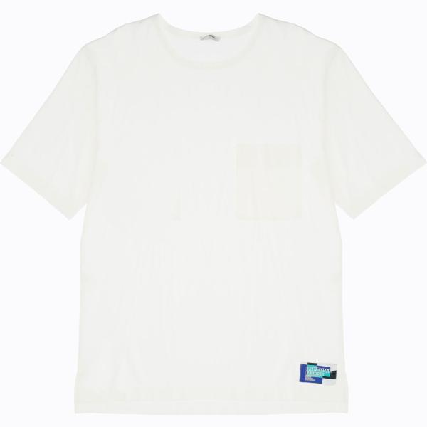 t-shirt Imperial bianco tinta unita